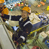 rope access maintenance work on the Ocean Rig owned semi-sub Eirik Raude currently working offshore Ghana